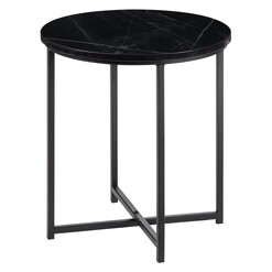 Picture of Nattai Round Marble Side Table Assorted Zanui Collection
