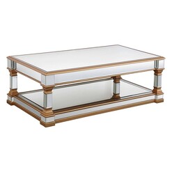 Picture of Naxos Coffee Table in White/Gold by Future Classics Furniture