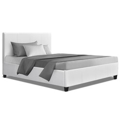 Picture of Neo Bed Frame PU Leather - White King Single