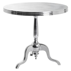 Picture of New York Metal Side Table Aluminium Silver Casa Uno