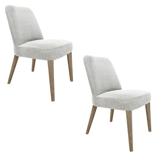 Picture of New York Upholstered Dining Chair Natural Legs (Set of 2) Fabric Ash Shack