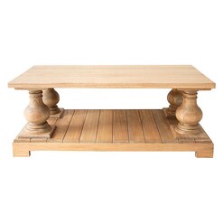 Picture of Newport Timber Coffee Table Cedar Natural Abide Interiors