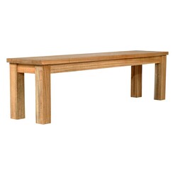 Picture of Newport Timber Dining Bench Size Medium in Natural by Abide Interiors
