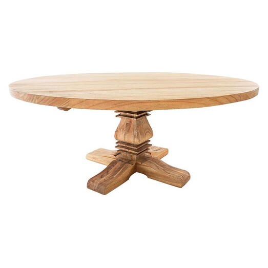 Picture of Newport Timber Round Dining Table Cedar Natural Abide Interiors