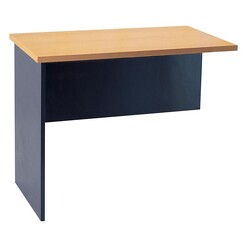 Picture of Newton Desk Return MDF Beech/Ironstone UBiZ Furniture