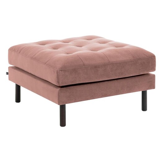 Picture of Niale Velvet Ottoman Pink Vida & Co. Picture of Niale Velvet Ottoman Pink Vida & Co.