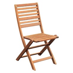 Picture of Nido Outdoor Folding Dining Chair Wood Natural QFurniture