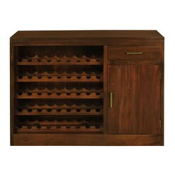 Picture of Nieves 5-Tier Wine Rack in Mahogany by Kayu Estate
