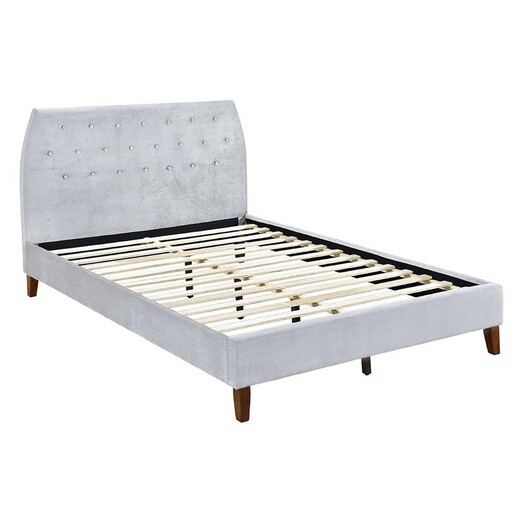 Picture of Niklas Velvet Bed Grey HEQS