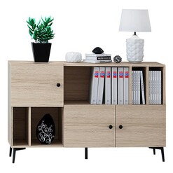 Picture of Niva 3 Door Sideboard in Light Brown by HelloFurniture