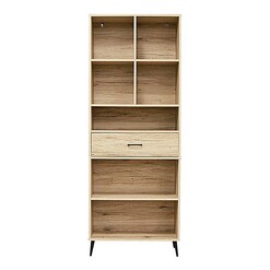 Picture of Niva 5 Tier Bookcase in Light Brown by HelloFurniture