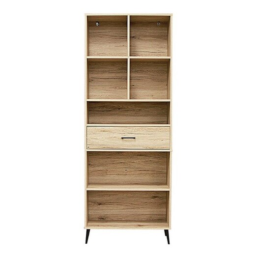 Picture of Niva 5 Tier Bookcase in Light Brown by HelloFurniture