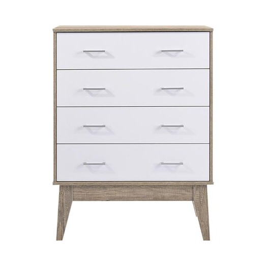 Picture of Nobu Chest of Drawers Wood Oak/White E-living Picture of Nobu Chest of Drawers Wood Oak/White E-living