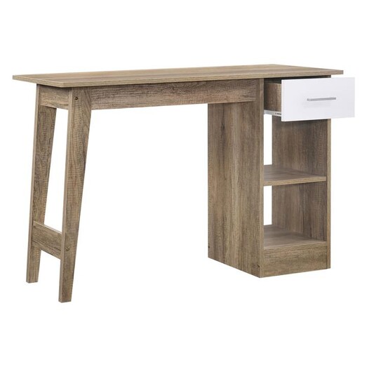Picture of Nobu Computer Desk Wood Natural/White E-living