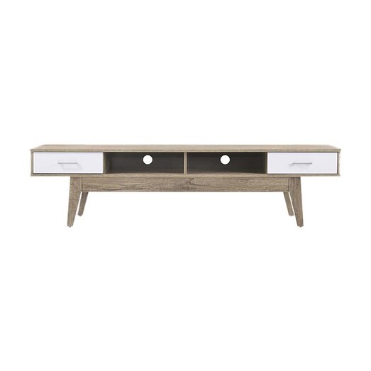 Picture of Nobu Entertainment Unit Wood Oak/White E-living
