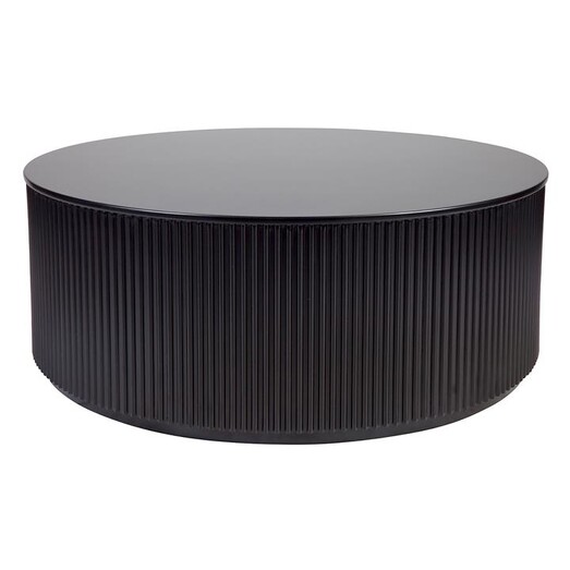 Picture of Nomad Round Coffee Table in Black by CAFE Lighting & Living