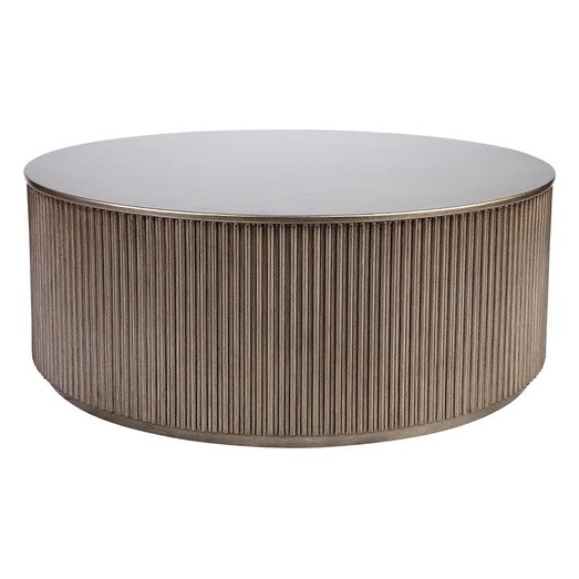Picture of Nomad Round Coffee Table in Brown by CAFE Lighting & Living