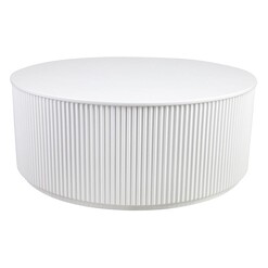Picture of Nomad Round Coffee Table in White by CAFE Lighting & Living