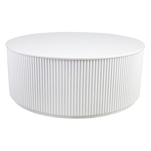 Picture of Nomad Round Coffee Table in White by CAFE Lighting & Living
