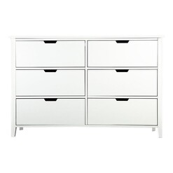 Picture of Noosa Chest of 6 Drawers Metal White HelloFurniture