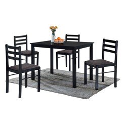 Picture of Nora 5-Piece Dining Set MDF Cappuccino HEQS