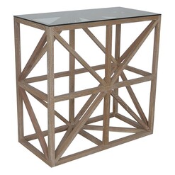 Picture of Nora Console Table Wood Brown Jac Home Living