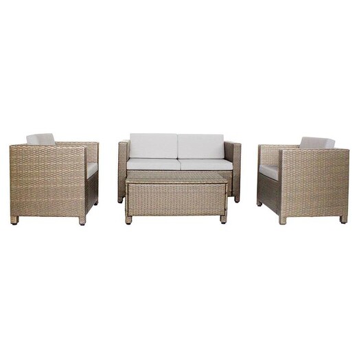 Picture of Nora Outdoor 4-Piece Sofa Set in Grey by Homeflex