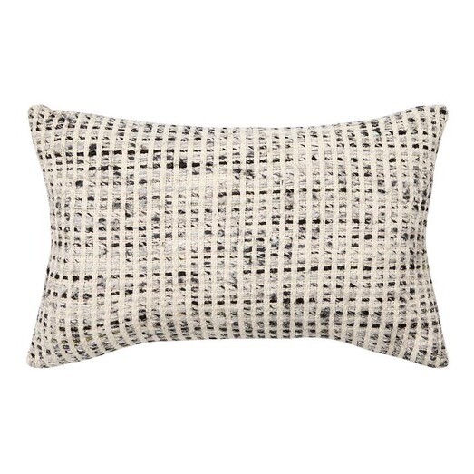 Picture of Nord Mini Woven Cotton Cushion with Feather Fill in Blue by L&M Home Picture of Nord Mini Woven Cotton Cushion with Feather Fill in Blue by L&M Home