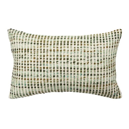 Picture of Nord Mini Woven Cotton Cushion with Feather Fill in Green by L&M Home Picture of Nord Mini Woven Cotton Cushion with Feather Fill in Green by L&M Home