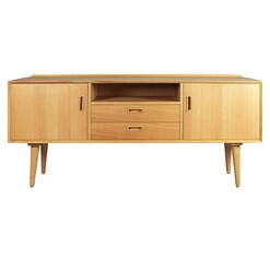 Picture of Nordic Entertainment Unit Wood Oak Satara