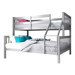 Picture of Norman 2-in-1 Convertible Triple Bunk Bed Pine Assorted Regal Royal Design