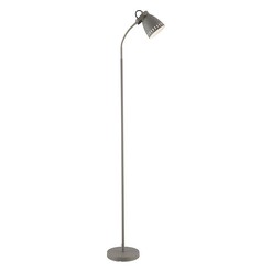 Picture of Nova Floor Lamp in Grey/Nickel by Telbix