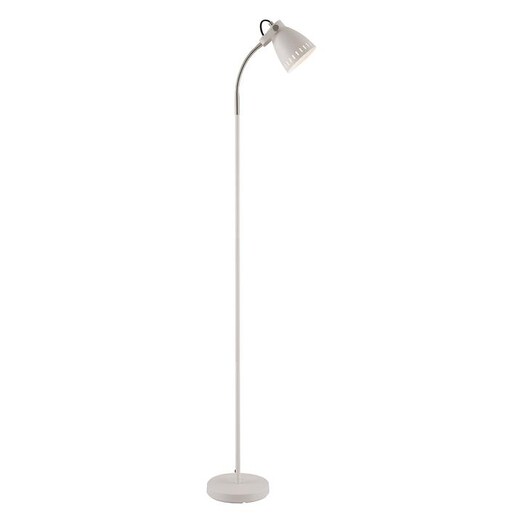 Picture of Nova Floor Lamp in White/Nickel by Telbix