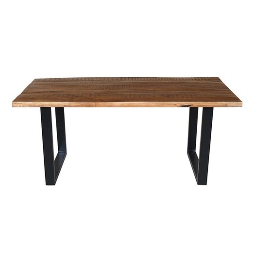 Picture of Nova Industrial Look Wooden Dining Table in Brown by Fab Habitat