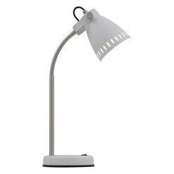 Picture of Nova Table Lamp in White/Nickel by Telbix