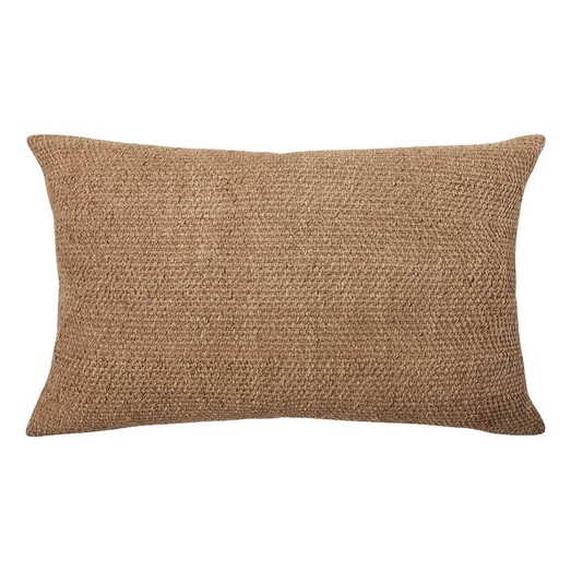 Picture of Nova Woven Breakfast Cushion with Feather Fill in Brown by L&M Home Picture of Nova Woven Breakfast Cushion with Feather Fill in Brown by L&M Home