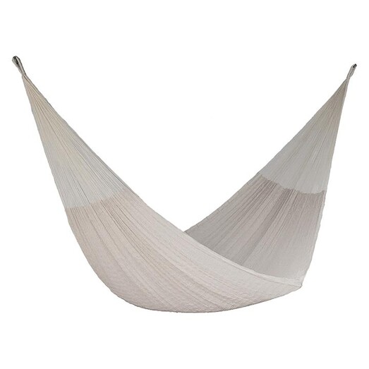 Picture of Nylon Outdoor Plus Hammock Size King in Cream by Mayan Legacy