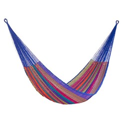 Picture of Nylon Outdoor Plus Hammock Size King in Purple by Mayan Legacy
