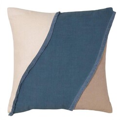 Picture of Oasis Fringed Cushion in Blue by j.elliot HOME