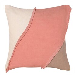 Picture of Oasis Fringed Cushion in Pink by j.elliot HOME