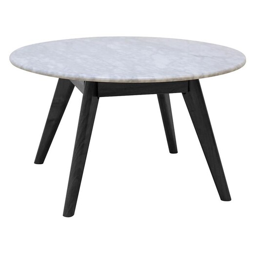 Picture of Oia Marble Round Coffee Table, Black Life Interiors
