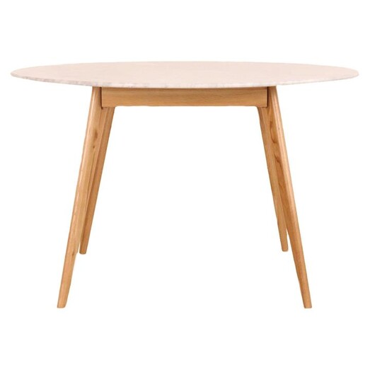 Picture of Oia Marble Round Dining Table, Oak Wood Oak/Marble Life Interiors Picture of Oia Marble Round Dining Table, Oak Wood Oak/Marble Life Interiors
