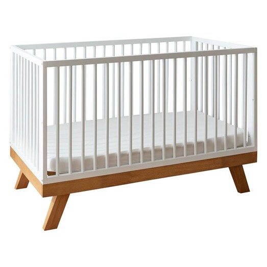 Picture of Olivia 4-in-1 Convertible Baby Cot Wood White E-living