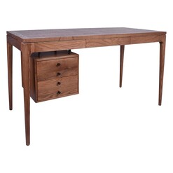 Picture of Olwen 2-Drawer Desk in Natural by Alliance Furniture