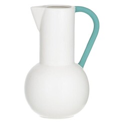 Picture of Ondine Bulb Base Glazed Vessel in Green by Amalfi