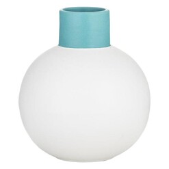 Picture of Ondine Bulb Glazed Vessel in Green by Amalfi