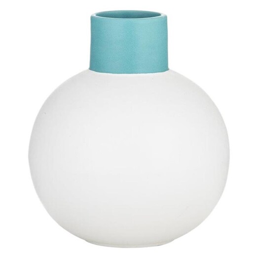 Picture of Ondine Bulb Glazed Vessel in Green by Amalfi