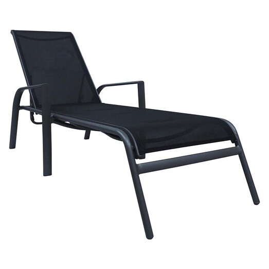 Picture of Opus II Outdoor Sun Lounger, Graphite in Grey by Hartman Picture of Opus II Outdoor Sun Lounger, Graphite in Grey by Hartman