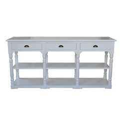 Picture of Oscar Console Table Size Large in White by Jac Home Living