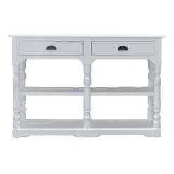 Picture of Oscar Console Table Size Small in White by Jac Home Living
